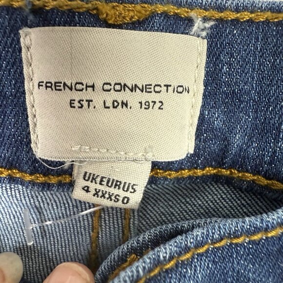 French Connection Women's Rebound Response Mid Rise Skinny Jeans Size 0 NWT - Picture 8 of 12